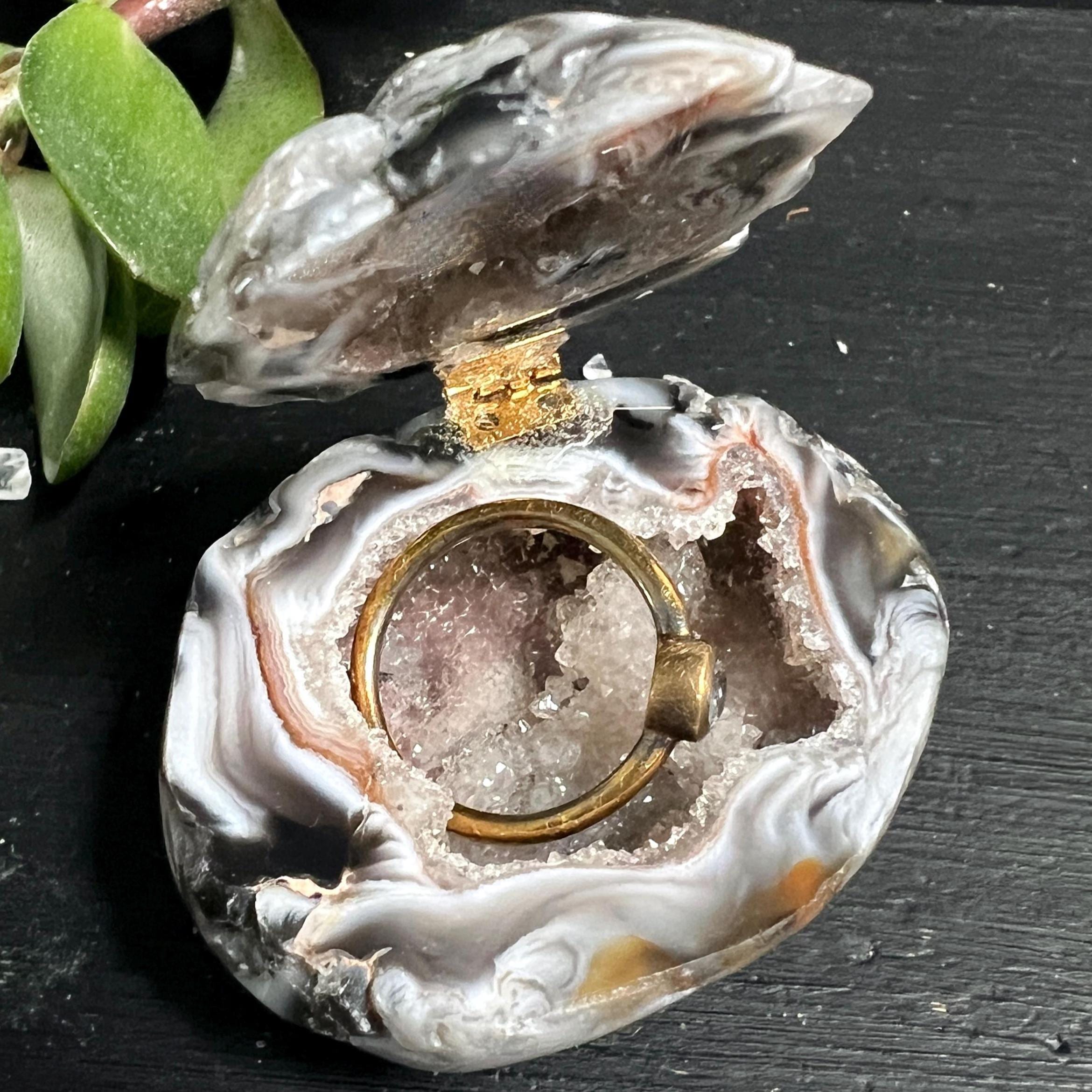 Geode ring box - Etsy 日本