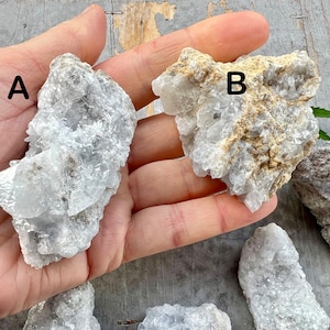 Blue Celestite Crystal Cluster You can Choose