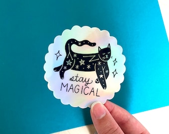 Stay Magical Holographic Sticker