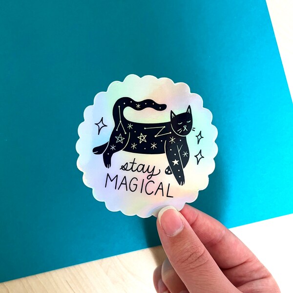 Stay Magical Holographic Sticker