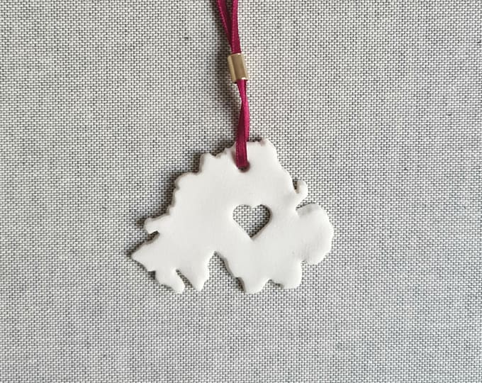 Featured listing image: Mini Northern Ireland Map Decoration