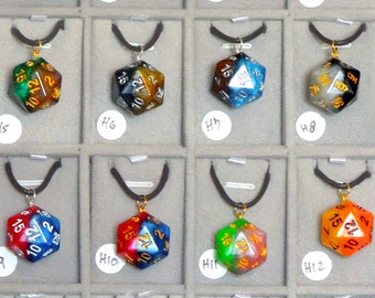 D20 Pendant Necklace halfsies