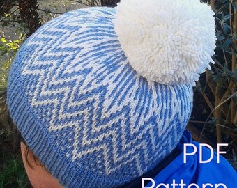 Chiltern Hat, a PDF Knitting Pattern by Theresa Shingler