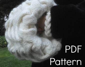 Winter Wonderland Muff a PDF Knitting Pattern by Theresa Shingler