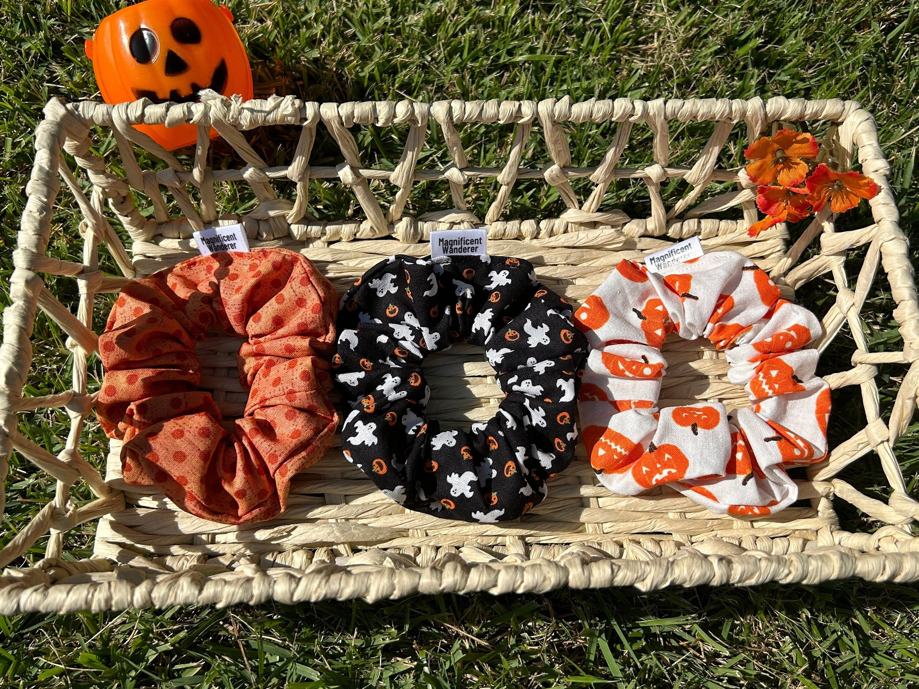Halloween scrunchies cheap