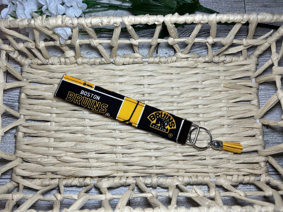 Boston Bruins Keychain, Boston Bruins Keyfob, Bruins Keychain, Boston ...
