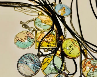 Missiekaart ketting hangers