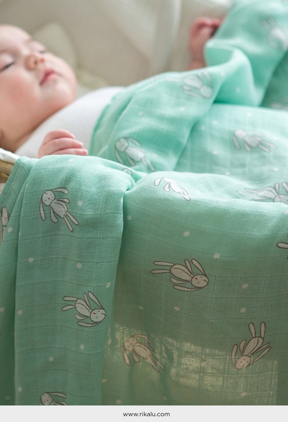 bunny swaddle blanket