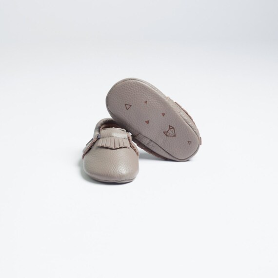Grey baby hotsell moccasins