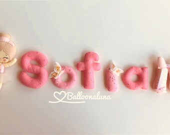 Baby girl name, ballerina, toe dancing shoes