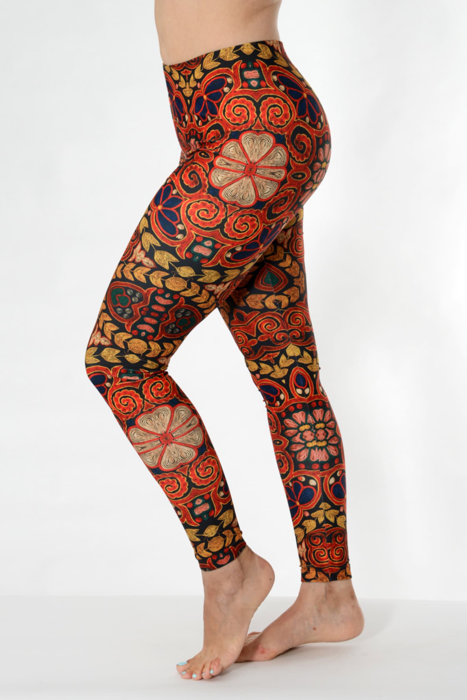 Alissa Designer Printed Yoga Leggings - Etsy