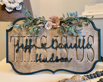 Quatrefoil Shiplap Sign SVG: Glowforge Laser Cut File (Digital Download)