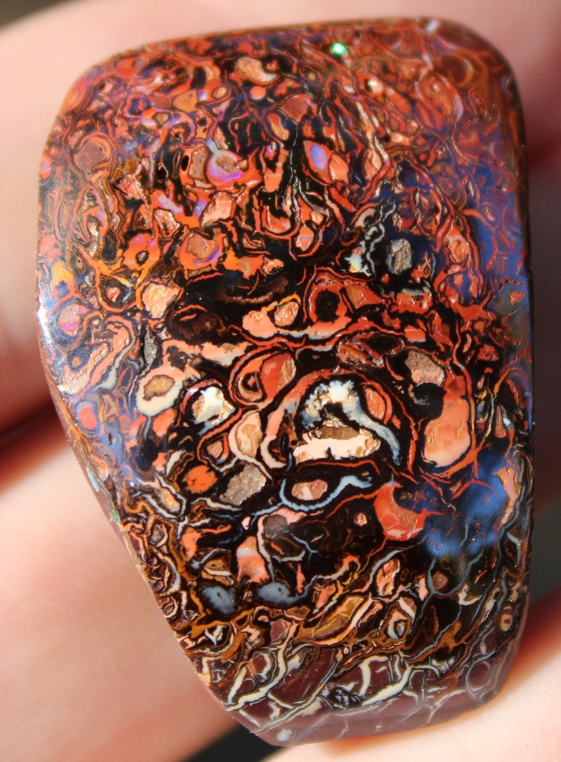 boulder opal cabochon