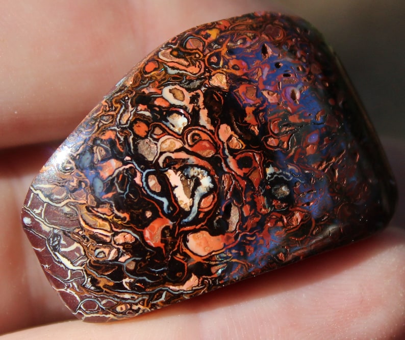 boulder opal cabochon