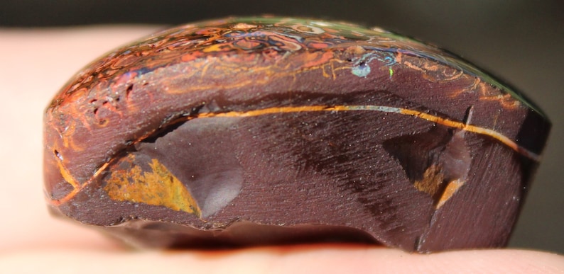 boulder opal cabochon