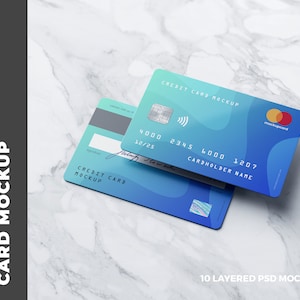 Tarjeta de crédito / Tarjeta de membresía MockUp