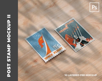 Postage Stamp MockUp v2