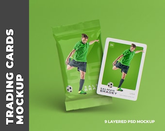 Trading Cards MockUp