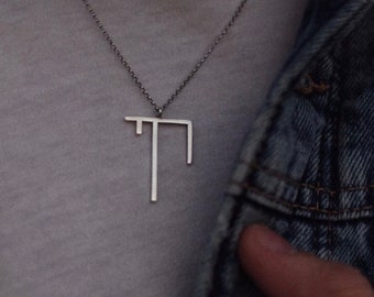 Small Handmade Chai Pendant necklace