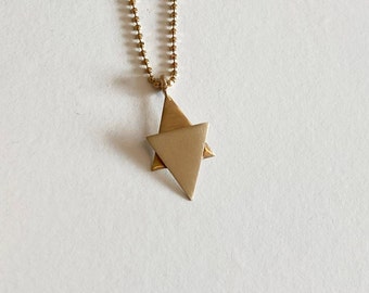Gold Star of David Necklace, Gold Magen David Necklace, Jewish Jewelry, Jewish Star, Jewish Necklace, David star necklace, Solid gold