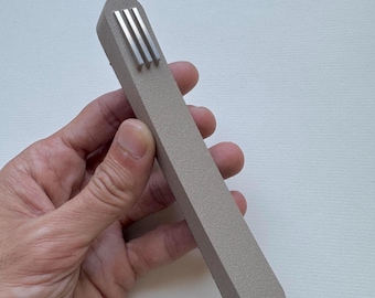 Handmade Coffee Mezuzah Case, Modern Judaica Gift