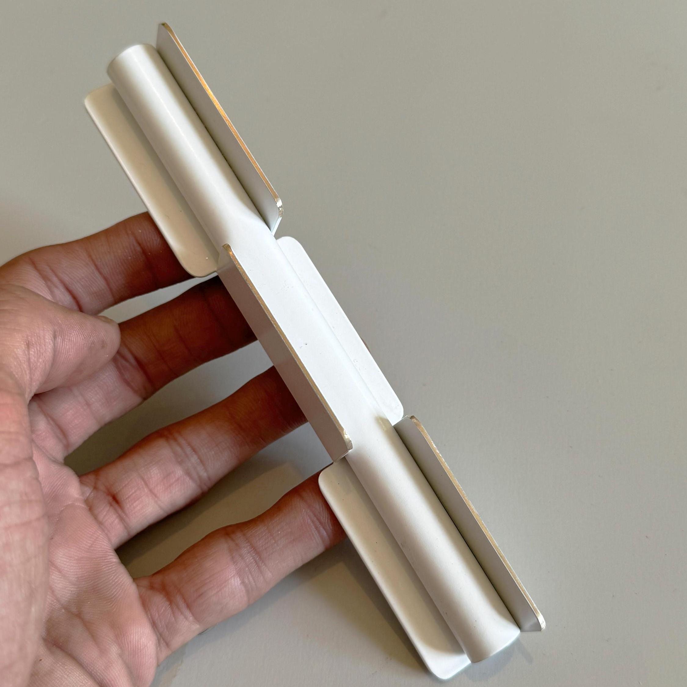 White Mezuzah, Jerusalem Mezuzah, Mezuzah Case, Judaica Gift