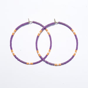 LSU Game Day Earrings - Purple and Gold