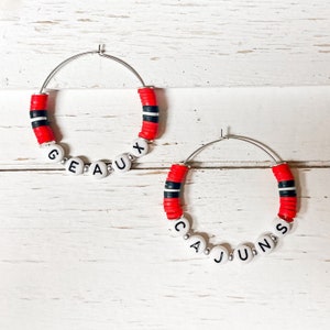 UL Lafayette Game Day Earrings - Geaux Cajuns