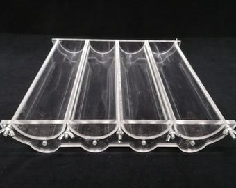 Semi-Cylinder Shaped Loaf Acrylic Soap mold