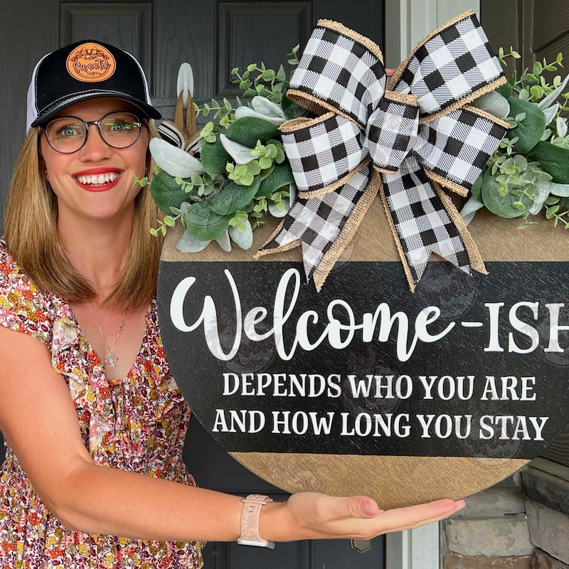 Funny Welcome Sign - Etsy