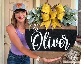 Teacher Door | Teacher Door Sign | Teacher Name | Classroom Sign | Teacher Gift | Teacher Appreciation | Welcome To Our Classroom |Classroom