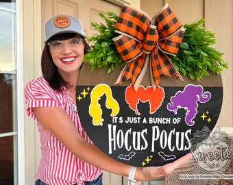 Halloween Front Door Decor | Halloween Door Hanger | Witches Door Hanger | Halloween Sign | Halloween Door Decor | Halloween