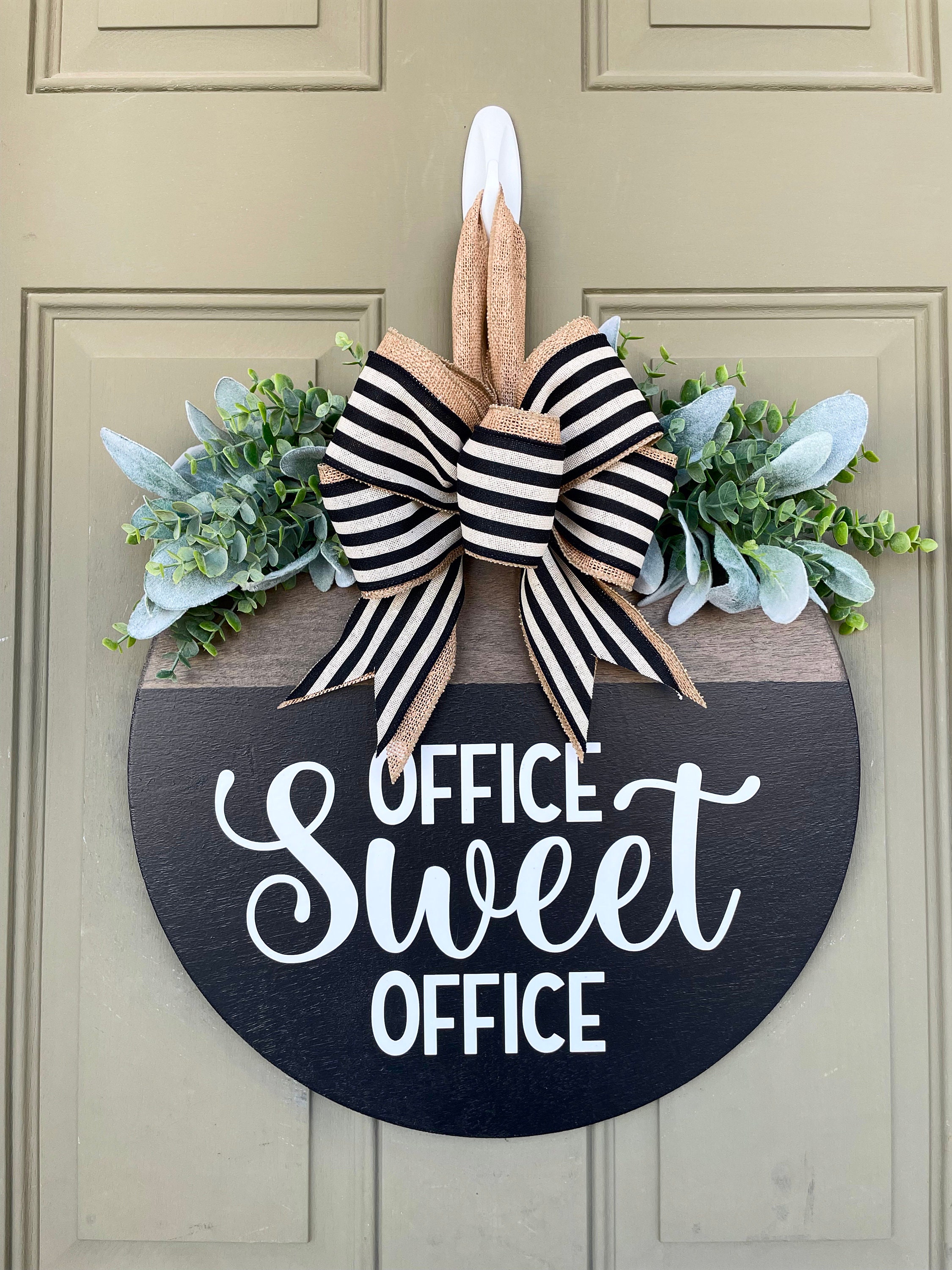 Front Door Decor Office Decor Office Sweet Office Door - Etsy