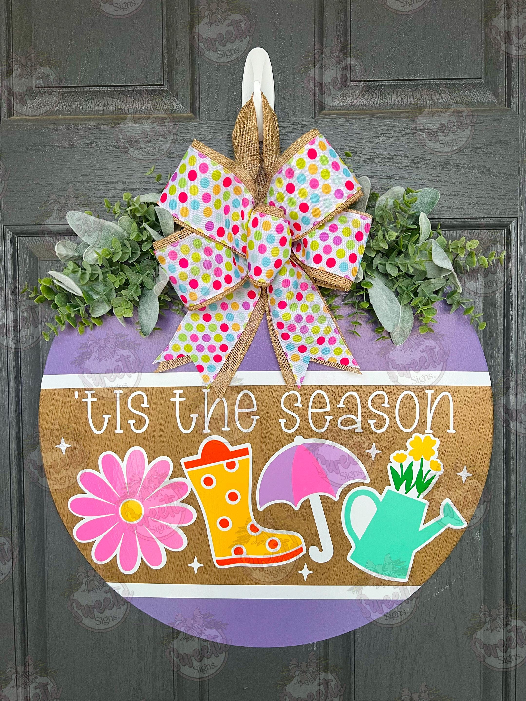 Spring Front Door Decor | 'tis the Season | Spring Wreath | Spring