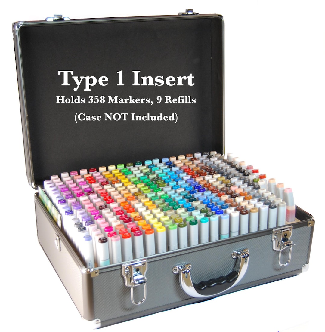 Copic Marker Insert Only for Black Bag Holds 276 Markers 