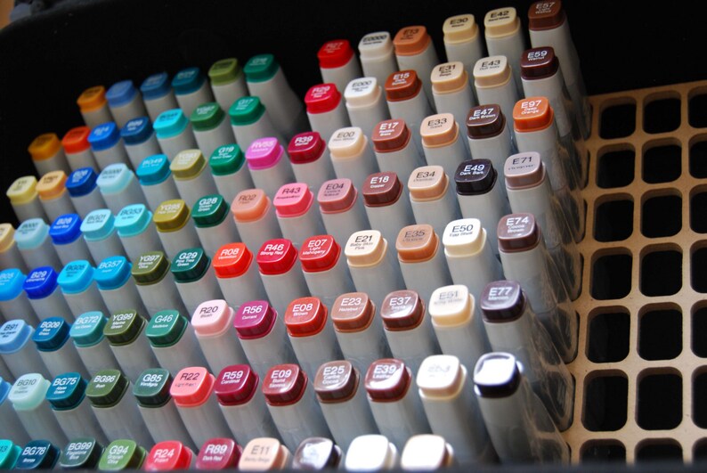 Copic Marker Refill Grid for Copic Black Bag grid Only Etsy
