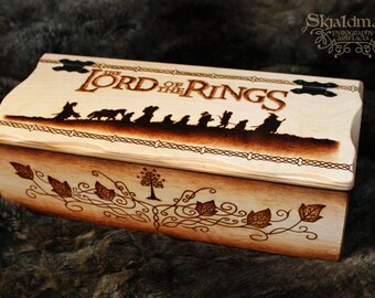 The Lord of the Rings Pyrography Box
