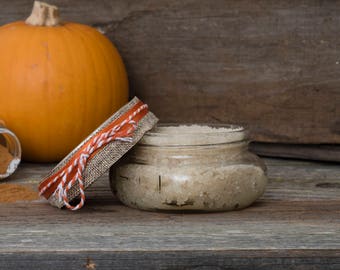 Organic Body Scrub Pumpkin Spice, Organic Sugar Scrub, Pumpkin Spice Body Scrub, Exfoliating Scrub, Hand Scrub, Fall Gift, Autumn Gift