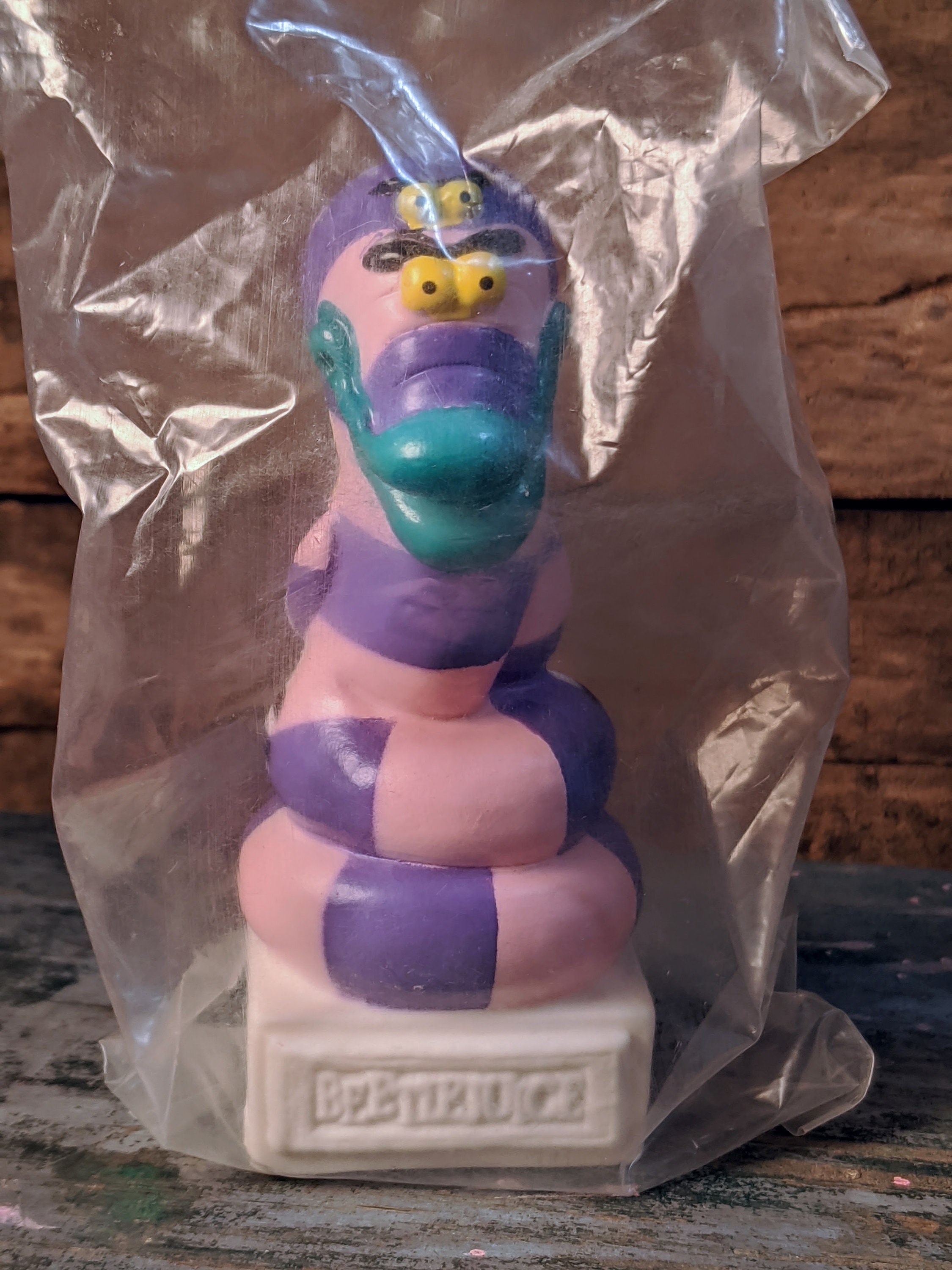 Two Beetlejuice Collectible Burger King Reservable Toys / the Etsy