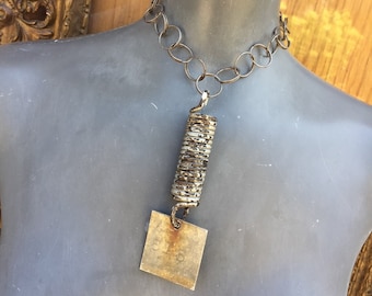 Vintage Mixed Metal Necklace