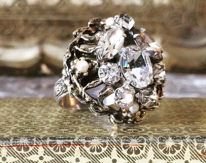 Featured listing image: Vintage Adjustable Cocktail Ring