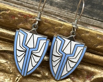 Vintage Estate Rococco Pierced Earrings