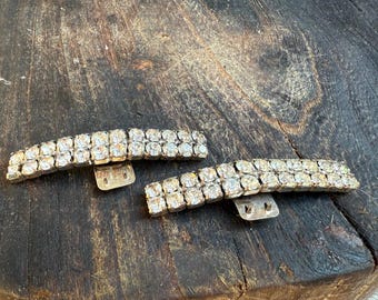Vintage Rhinestone Shoe Clips