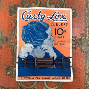 Vintage Curly Lox Curlers New Old Stock Made in the USA