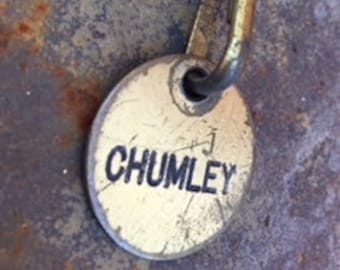 Vintage KeyChain with Vintage 'Chumley' Tag