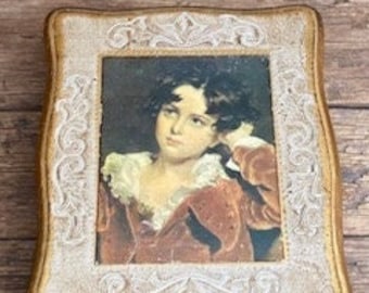 Vintage Florentine Keepsake Box