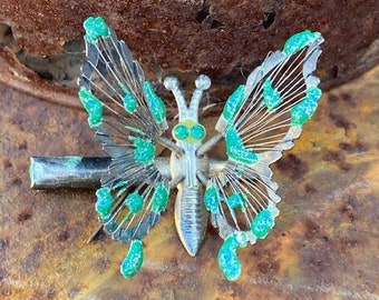Vintage Fluttering Butterfly Hair Clip