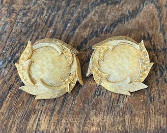 Vintage Signed Boucher Clip Earrings