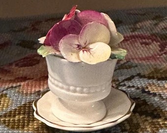 Vintage Bone China Flower Arrangement