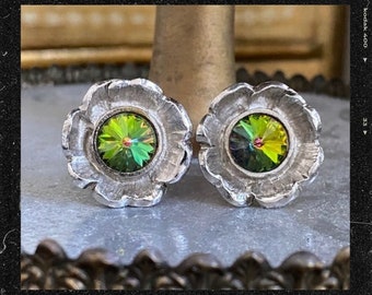 Vintage Watermelon Glass Cufflinks